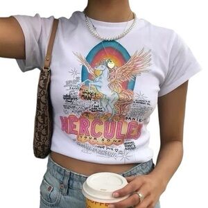 Réalisation x Elton John Hercules‎ Graphic Print Short Sleeve Cotton Baby Tee